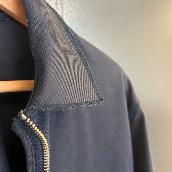 Our Legacy EUC men’s size 46 (oversized S) dark navy deconstructed Shirt /Jacket - Picture 3 of 14